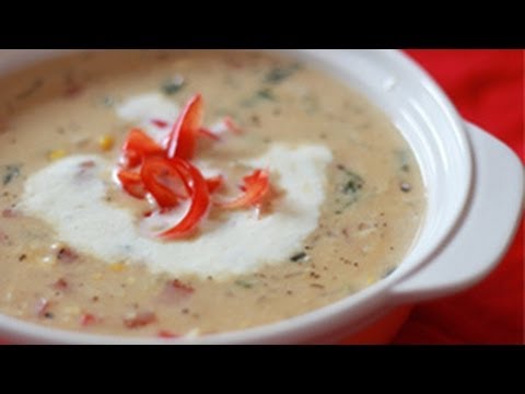 Chicken and Corn Chowder Soup Recipe