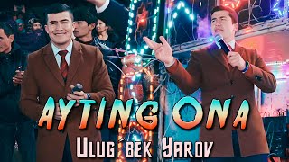 Ulug'bek Yarov - Ayting ona (cover) | Улугбек Яров - Айтинг она (cover)