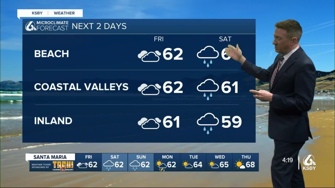 Rain starts Friday and periods of rain are likely thru Monday - YouTube
