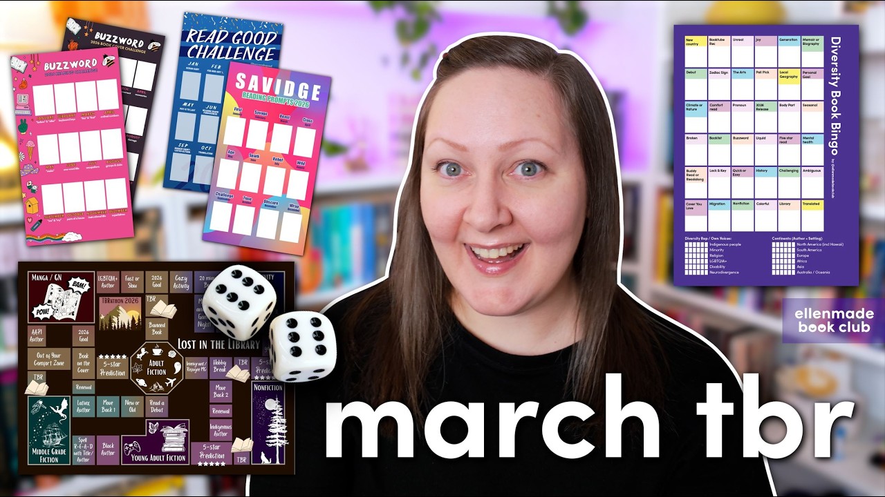Reading Challenges Pick My March TBR 2026 📚💜
