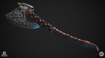 Substance Designer - Viking Axe Timelapse