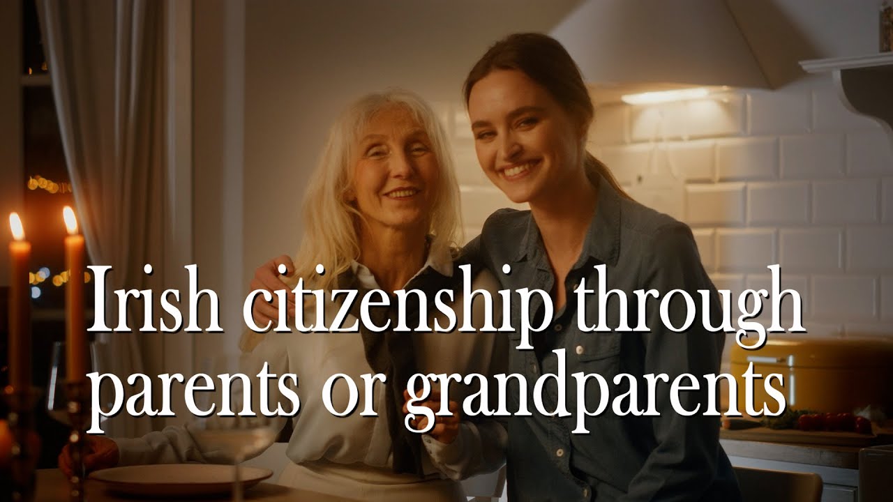How to become an Irish citizen if your parents or grandparents have Irish  citizenship - YouTube