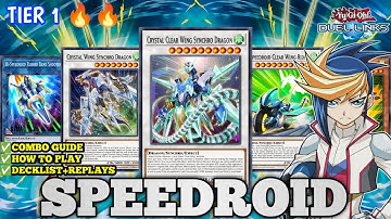 [SPEEDROID] BEST DECK CURRENTLY TOP TIER 1 🔥 (Combo Guide & Replays) IN YU-GI-OH DUEL LINKS.