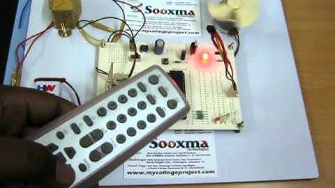 RC5 TV Remote controlled DC motor speed and direction controlling