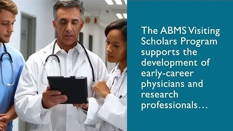 What is the ABMS Visiting Scholars Program?