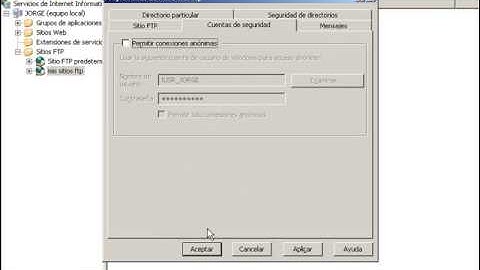 Windows Server 2003 (Instalar y Configurar IIS-FTP)