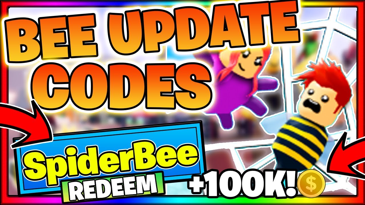 ALL NEW OP *BEE* UPDATE CODES! Roblox Be A Spider Tycoon YouTube