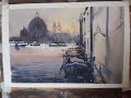 Venice Watercolour Demonstration, using minimum materials, tutorial all in real time,