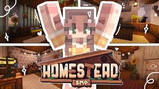 I Decorated my ENGLISH MANOR on the HOMESTEAD SMP *COZY*!! 𓍊𓋼 I Homestead SMP Longplay