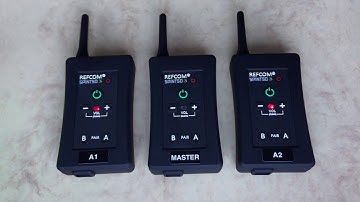Instructions for starting up a REFCOM 3-set