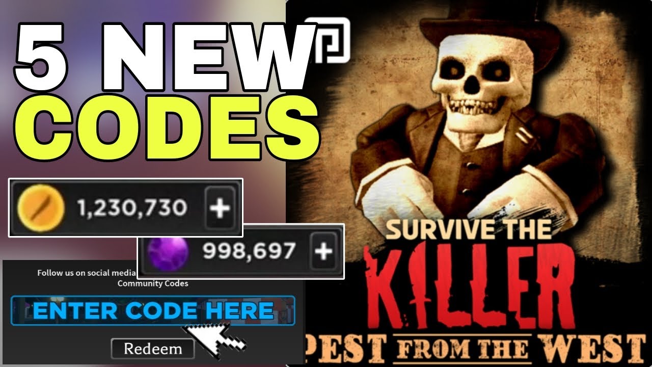 Roblox Survive the Killer codes (August 2023): Free Cash, Boost