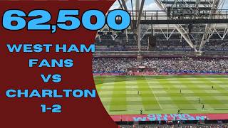 62,500 Fans! Championship Attendance Record | West Ham Fans Sing “I’m Forever Blowing Bubbles”