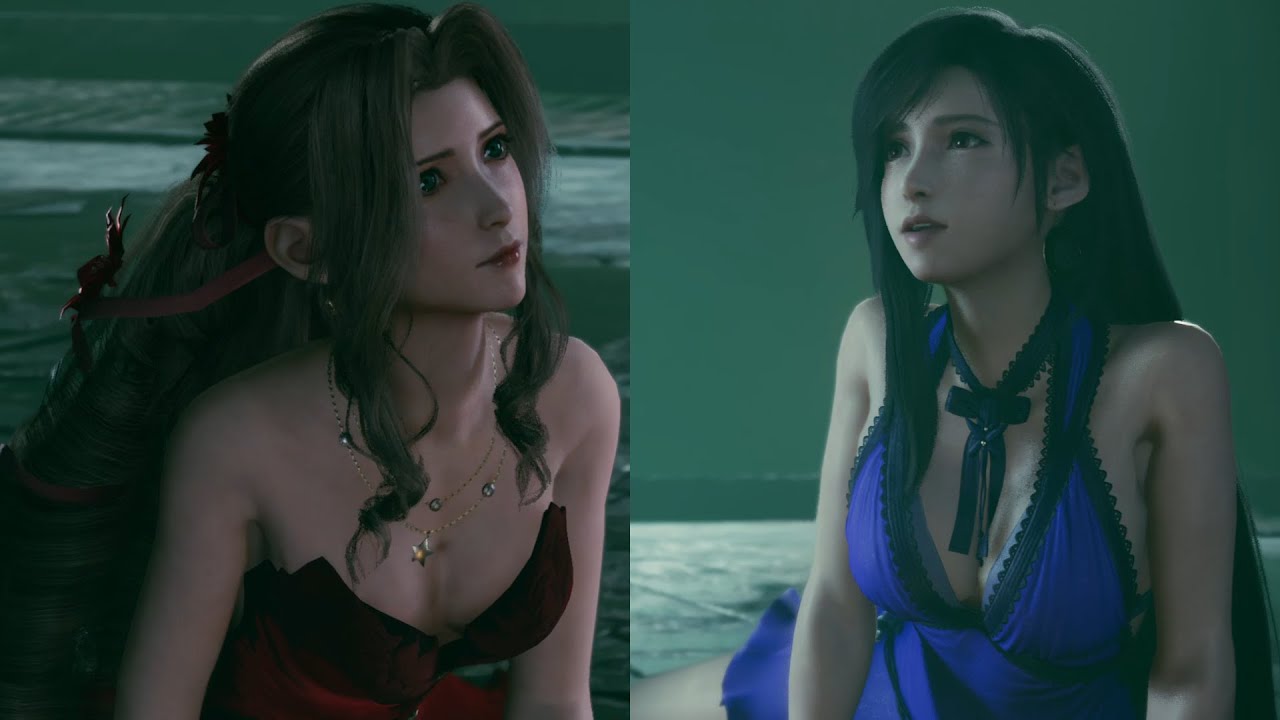 Waking Up Tifa And Aerith In The Sewer All Dressesfinal Fantasy 7 