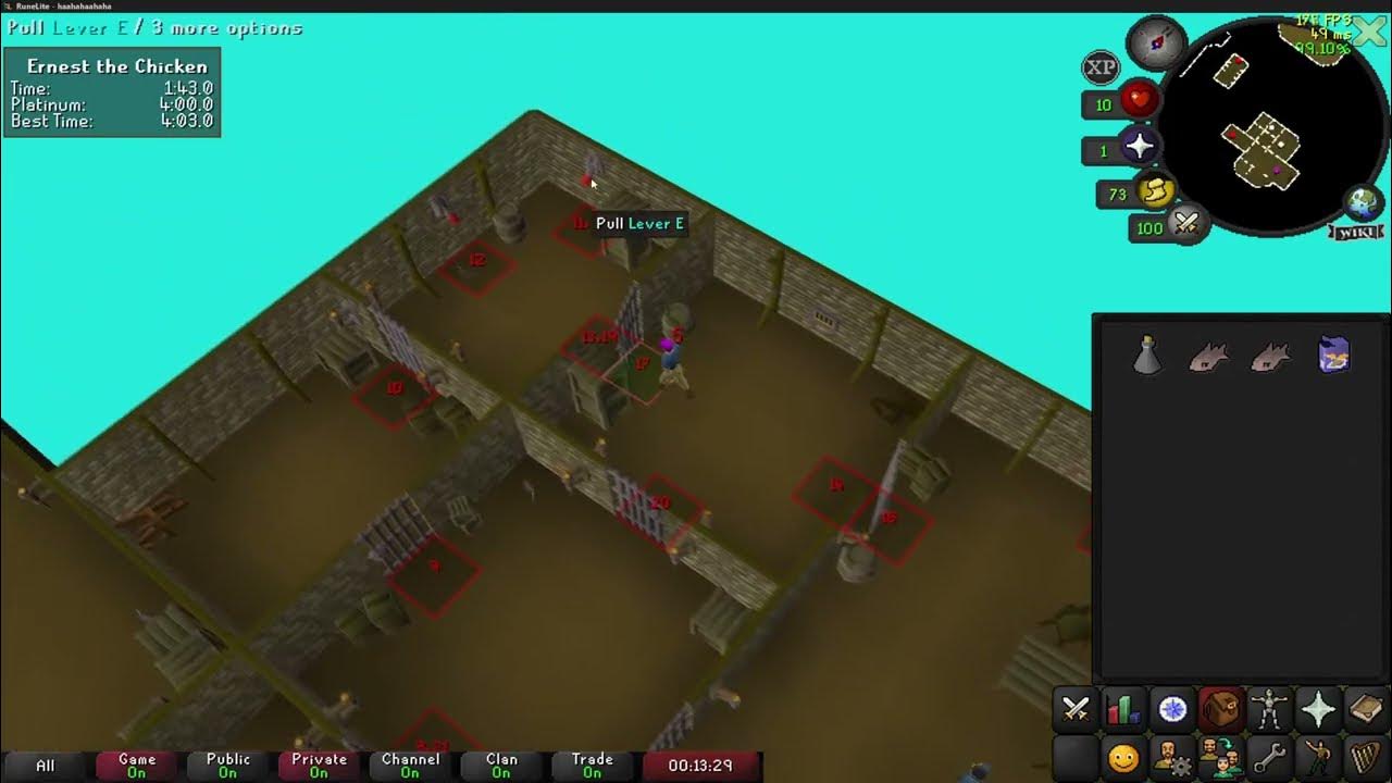 Ernest The Chicken OSRS Platinum Speedrun Route 355 YouTube