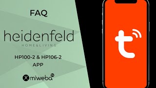 FAQ Heidenfeld Heizplatten I App &amp; Fernbedienung I Tutorial I HP100-2 ► HP106-2 ♨️