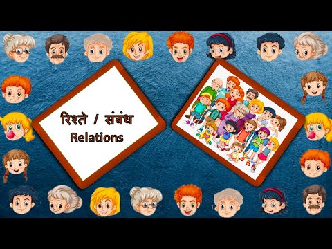 रिश्ते/संबंध | Relations In Hindi | Family relations - YouTube