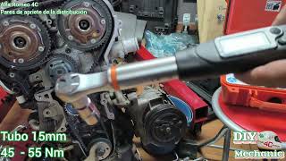 Alfa Romeo 4C Timing belt tightening torques