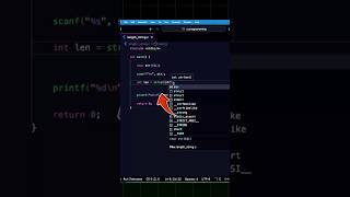 Check Length of a string in c #programing #shorts
