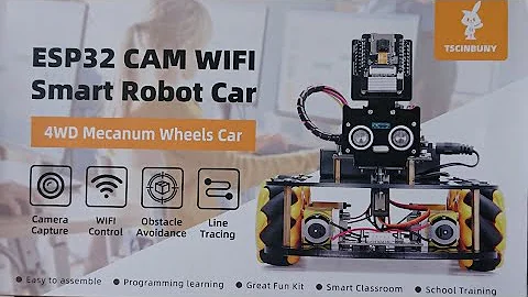ESP32 CAM WIFI Smart Robot Car review 4WD Mecanum Wheels Car
