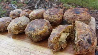 Potato Patty Recipe - outdoor cooking | cooking in the forest