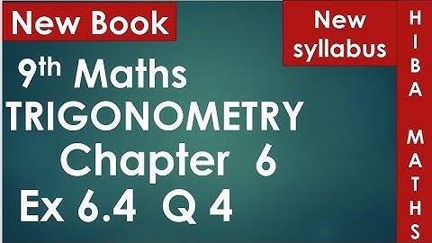 9th maths chapter 6 exercise 6.4 question 4 tn samacheer hiba maths
