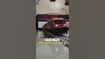 wap7 with LHB COACH #ytshorts #train #handmade #model #traingadi