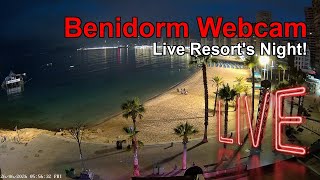 BENIDORM LIVE WEBCAM 🇪🇸 🔴 LIVE: Watch Benidorm Resort Beach, Spain NOW! 🏖️☀️🌊 screenshot 1