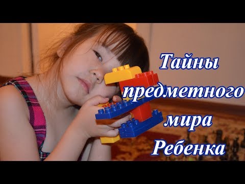 Тайны предметного мира Ребёнка. О чём молчат ваши дети?