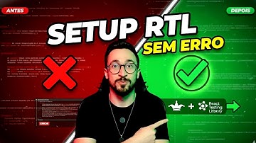 O Setup de Testes React Que Funciona (Jest + RTL Sem Erros)