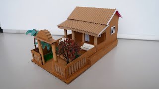 Miniature Dollhouse Out of Cardboard