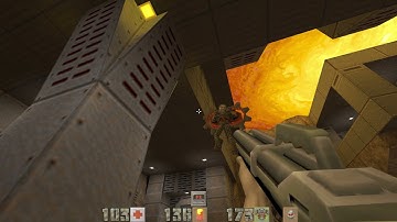 Quake 2 Ground Zero  Nightmare difficulty  Unit 2 Base Complex