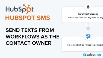 HubSpot SMS Texting From Workflows Based on The Contact Owner