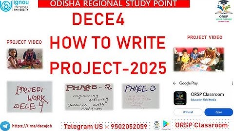 HOW TO WRITE DECE PROJECT - DECE4 SOLVED  |JAN 2025 BATCH | IGNOU |DECE ASSIGNMENT & PROJECT |