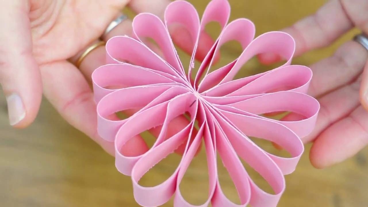 How To Make Flower With Chart Paper