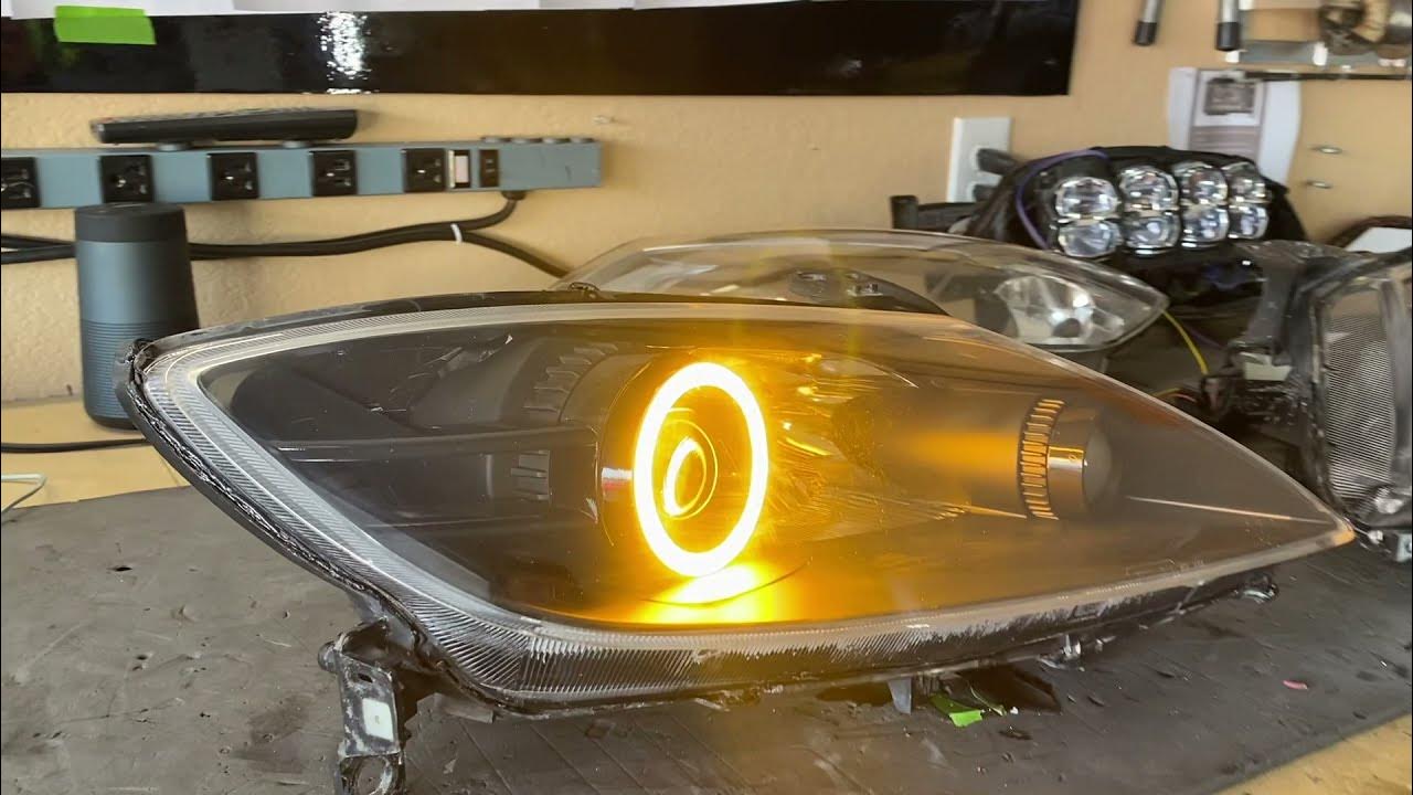 custom MAZDA RX8 switchback headlights YouTube