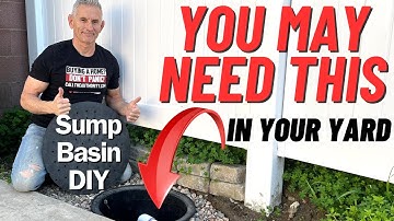 Sump Basin DIY | Jackel Sump Basin Installation | You May Need This In Your Yard