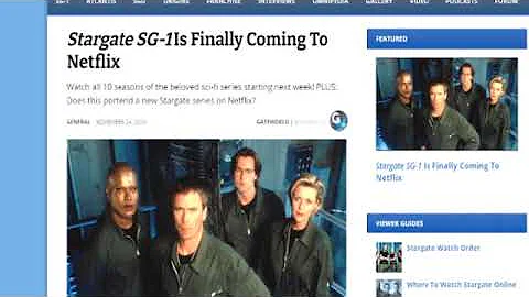 Will Stargate come to Netflix UK?