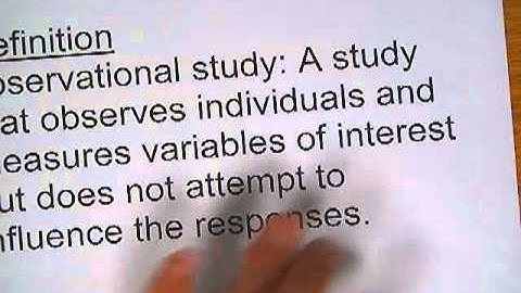 1 3 3 Observational Studies