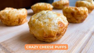 Crazy Cheese Puff Snack Recipe | Crunchy on the outside, soft and chewy on the inside