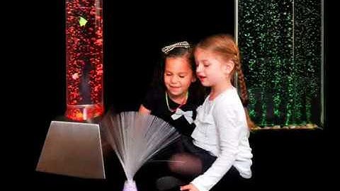 Sensory LED Bubble Wall  4 Foot "Tank" Indoor Water Feature with Remote Control