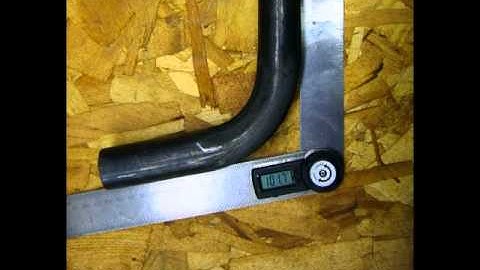 Calculating the springback angle of a tube