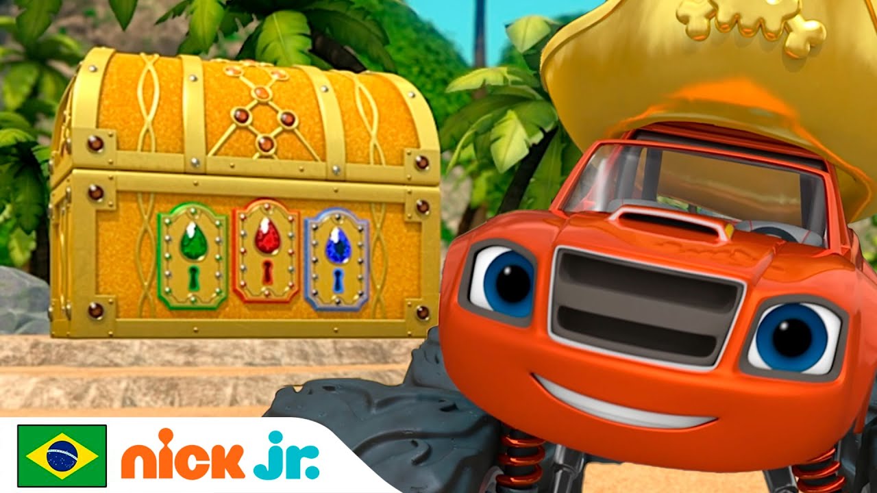 Blaze e os Monster Machines | Blaze, o pirata! | Nick Jr. em Português