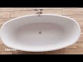 Baignoire ilot ovale neroon 20 by spalina