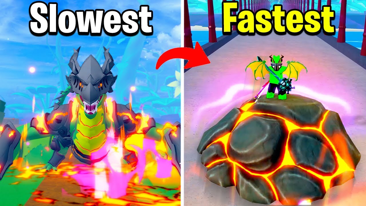 Slowest to Fastest Fruits in Blox Fruits Update 26