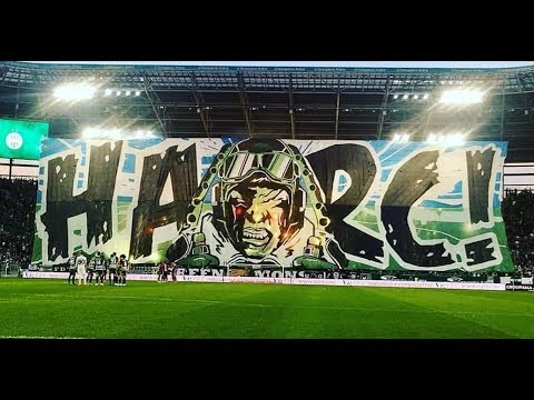 Green Monster Choreo Harc Ferencvaros Vs Videoton Fc 20 04 2019 Youtube