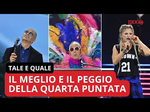 Video Tale e Quale Show, le pagelle e la classifica della quarta puntata