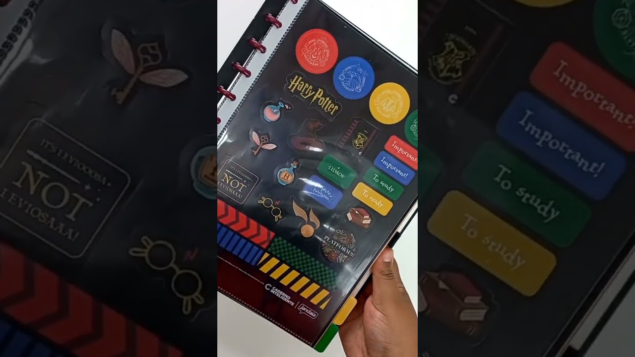 Capa do vídeo Caderno Inteligente Harry Potter você encontra na Marpax 🖤🧡