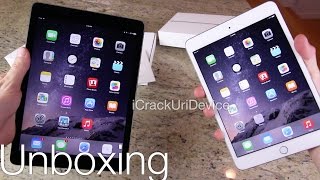 New iPad Air 2 Vs Mini 3 - Unboxing iPads: Comparison and Review