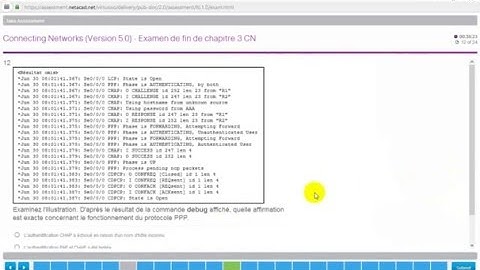 CCNA4 R&S Essentials (Version 5.0) - exam Chapitre 3 | Formulaire français