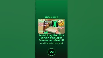 #newvideo #macosx #macos #macosxserver #macosxtiger #developerpreview #ibook #ibookg4